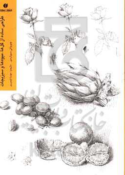 طراحی ساده از گل‌ها، میوه‌ها و سبزیجات