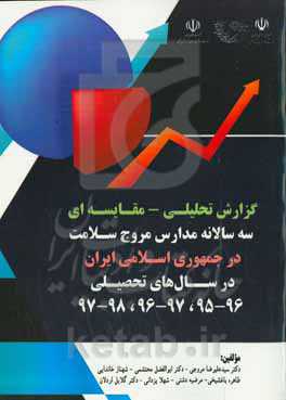 گزارش تحلیلی - مقایسه‌ای سه‌سالانه مدارس مروج سلامت در جمهوری اسلامی ایران در سال‌های تحصیلی 96 - 95، 97 - 96، 98 - 97
