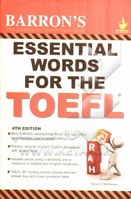 Barron's essential words for the TOEFL