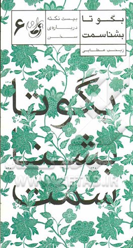 بگو تا بشناسمت (بیست نکته درباره سخن)