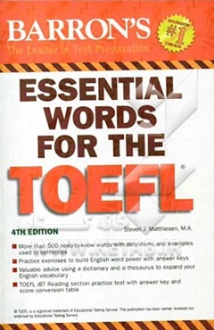 Barron's Essential words for the TOEFL