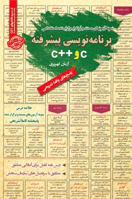 نمونه آزمونهای مستند و پرتکرار برگزار شده استخدامی برنامه‌نویسی پیشرفته (C و ++C): قابل استفاده برای تمامی گرایش‌های مهندسی فناوری اطلاعات و کامپیوتر