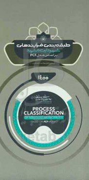 طبقه‌بندی فرآیندهای شهرداری مشهد بر اساس مدل pcf (سطوح کلان فرآیند تا فعالیت)