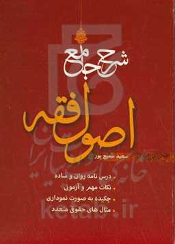 شرح جامع اصول فقه