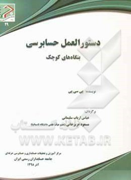 دستورالعمل حسابرسی بنگاه‌های کوچک