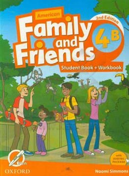 American family and friends 4B: student book + workbook