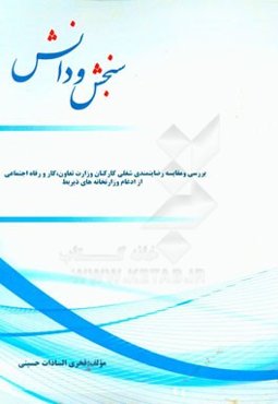 بررسی و مقایسه رضایتمندی شغلی کارکنان وزارت تعاون، کار و رفاه اجتماعی از ادغام وزارتخانه‌های ذیربط
