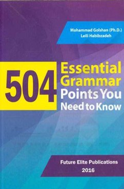 504 نکته ضروری گرامر که باید دانست = 504 Essential grammar points you need to know